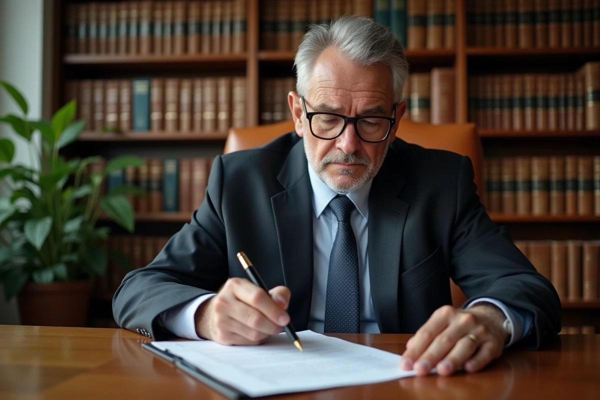 Avocat analysant un solde de tout compte non signé dans un cabinet juridique avant conseil à un salarié